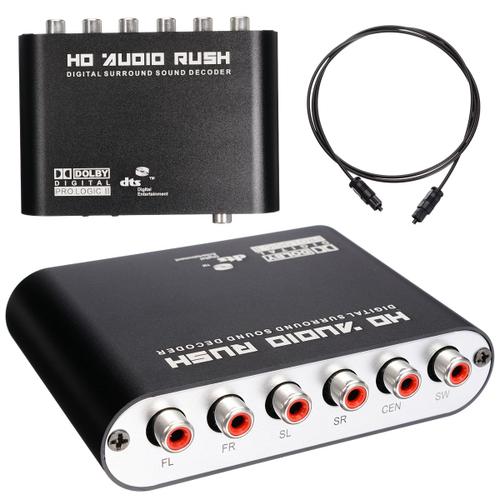 D Codeur Audio Num Rique Ac Dts St R O R L Canaux Spdif