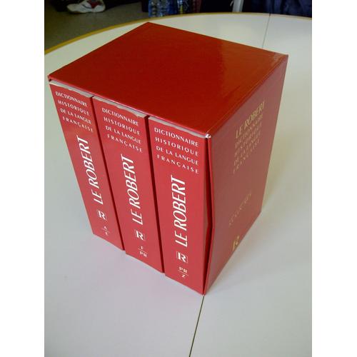 Dictionnaire Historique De La Langue Fran Aise En Trois Volumes Rakuten