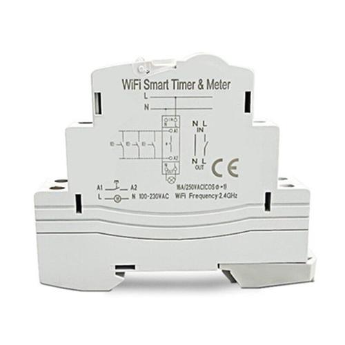 Disjoncteur Wifi Yo Tuya Compteur Intelligent Rail Din A