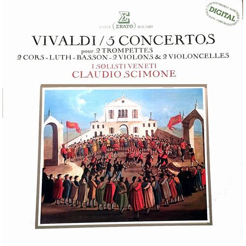 Disque Vinyle Lp Tours Erato Vivaldi Concertos Pour