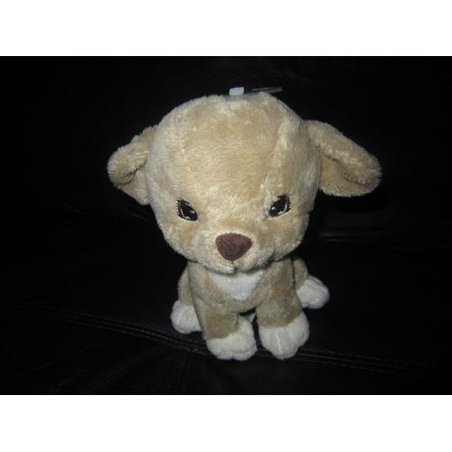 Doudou Peluche Chien Marron Clair Beige Blanc H Et M H M Rakuten