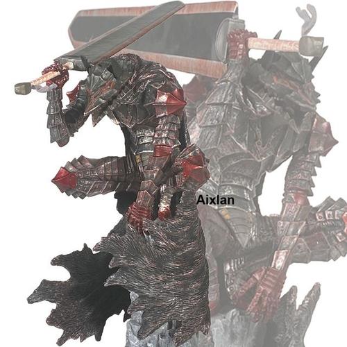 Figurine de dessin animé Berserk Guts L 25cm armure Berserker Statue en