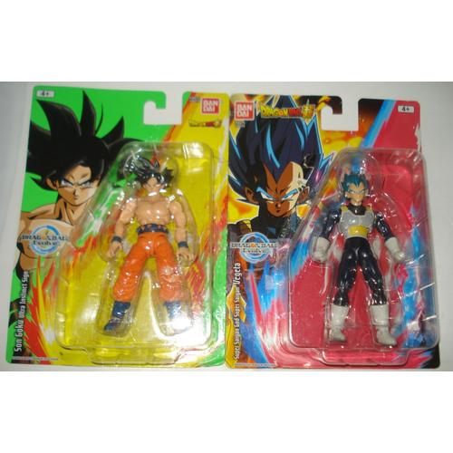 Figurines Articulées Dragon Ball Super Saiyan Vegeta et Son Goku