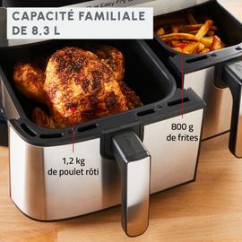 Friteuse Sans Huile Moulinex Easy Fry And Grill Dual Inox Ez D