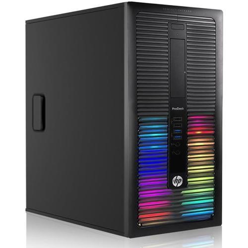 HP Ordinateur de Bureau RGB Gaming PC Intel Quad Core I7 jusqu à 3 9