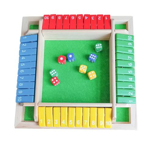 Jeu de dés Shut the Box par 2 4 joueurs pour enfants et adultes