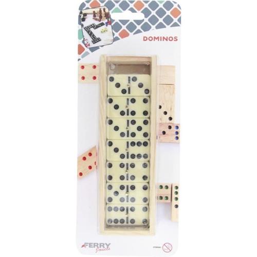 Jeu De Dominos Double Six Pi Ces Avec Boite De Rangement En Bois