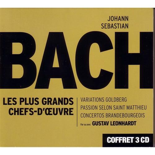 Johan Sebastian BACH Les Plus Grands Chefs D Oeuvre Rakuten