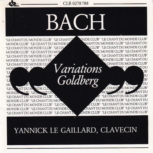 Johann Sebastian Bach Variations Goldberg Bwv Aria Et