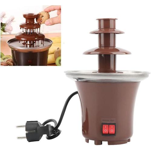 Johnhold Appareil à fondue Fontaine à chocolat Fontaine à chocolat