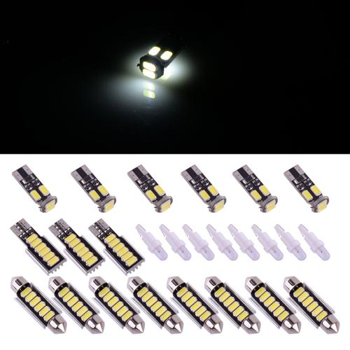 Kit D Ampoules Led Blanches Pour Int Rieur De Voiture Lampe De Pas