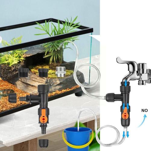 Kit De Changeur D Eau Automatique Pour Aquarium Adaptateur De Robinet