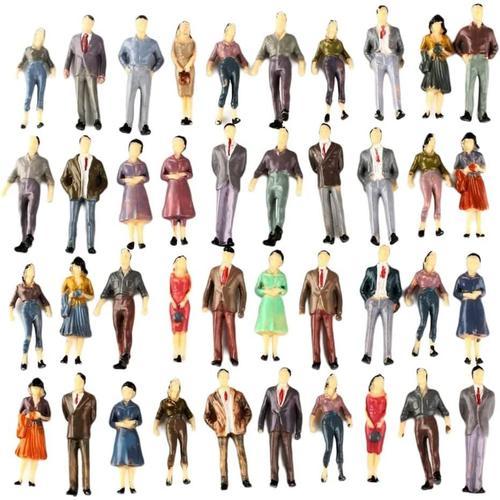 Lot de 100 figurines de personnes à l échelle 1 50 trains