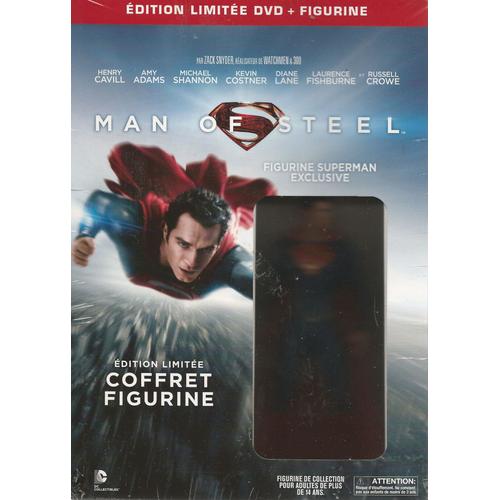 MAN OF STEEL Coffret DVD Figurine Edition limitée Rakuten