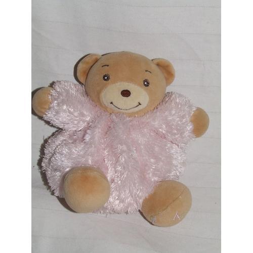 Ours Kaloo Boule Rose Pale Doudou Peluche Cm Rakuten