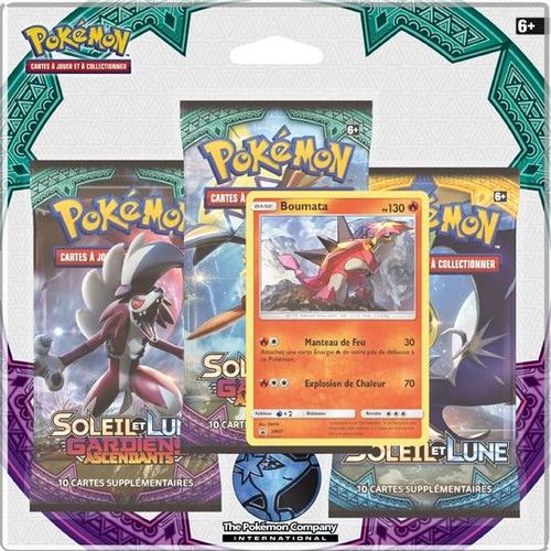 Pack Boosters Pok Mon Carte Promo Boumata Sl Soleil Et Lune