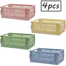 Paniers De Rangement Pliables En Plastique Pi Ces Caisse Pliable