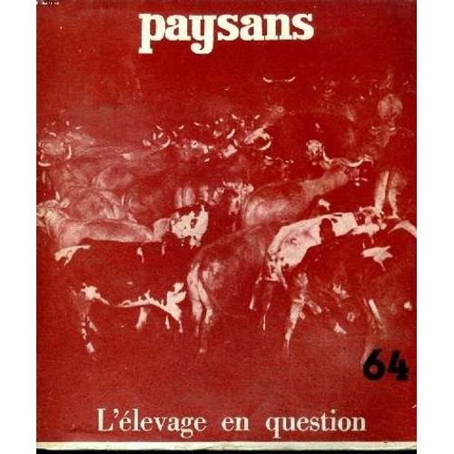 Paysans N L Levage En Question Sommaire Organiser Les Leveurs