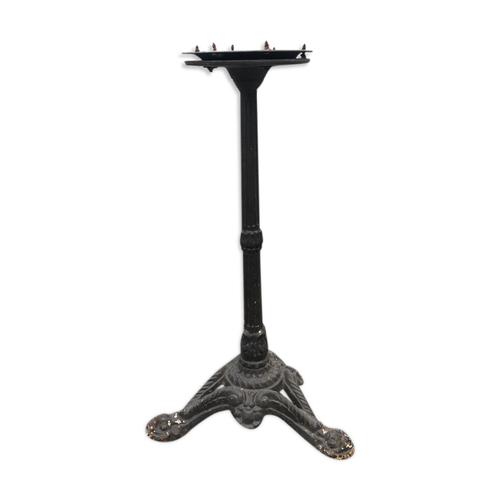 Pied Ancien Table Bistrot En Fonte Noir Rakuten