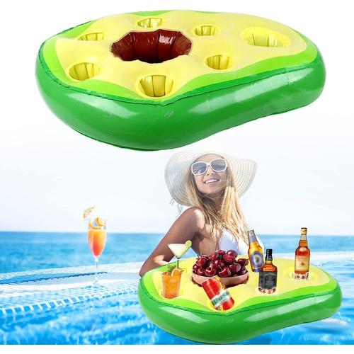 Porte Gobelet Piscine Avocat Gonflable Support Gonflable De Boisson