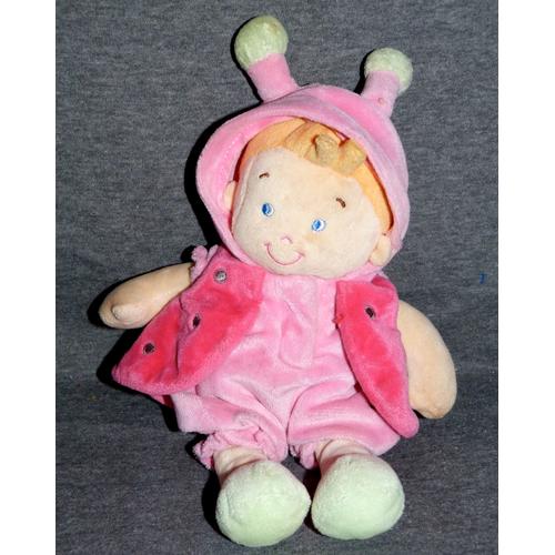 Poup E Doudou Fille Gar On D Guis En Coccinelle Peluche Plush