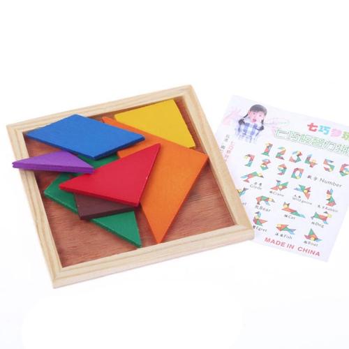 Puzzle D Tangram Montessori Pi Ce Jeu D Apprentissage Puzzle