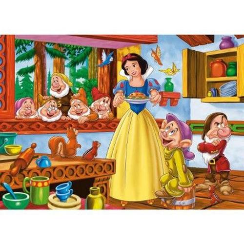 Puzzle 60 pièces maxi Princesses Disney Blanche Neige dans la