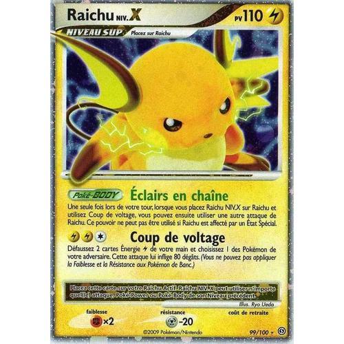 RAICHU NIV X 110 PV D P TEMPETE 99 100 Rakuten