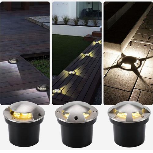 Spot Lumineux Led Encastrable Dans Le Sol Impermeable Conforme A La