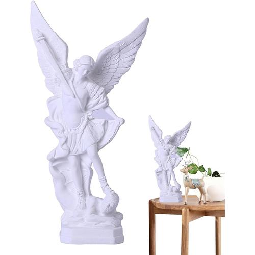 Statue De Saint Michel Archange Blanc Archange Saint Michel Statue C