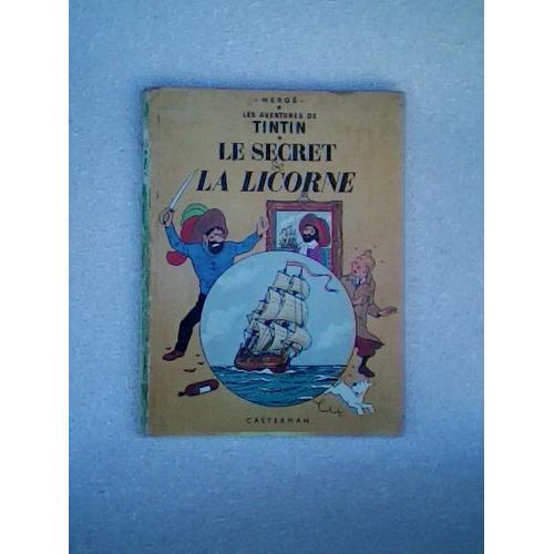 Tintin Le Secret De La Licorne Livre Ancien Rakuten