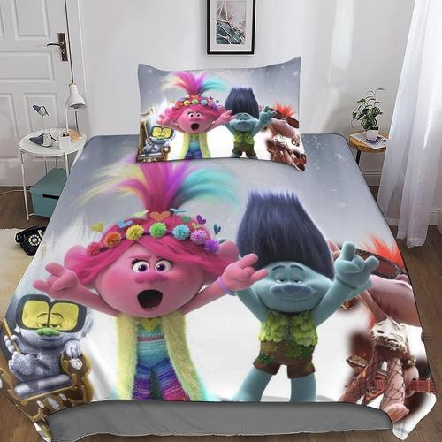 Trolls World Tour Housse De Couette Tourne Mondiale Des Trolls Parure