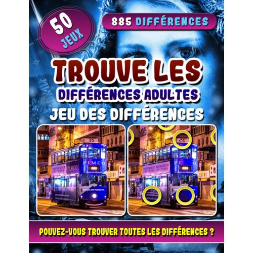 Trouve Les Différences Jeu des Différences Adultes Énigmes D images