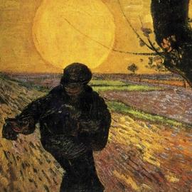 Vincent Van Gogh Poster Reproduction Le Semeur Au Soleil Couchant D