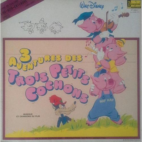 Walt Disney Disque Les Trois Petits Cochons Rakuten