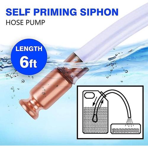 YERDGARY Tuyau Siphon Pompe Auto Amor Ante Siphon Tuyau Pour Eau Huile