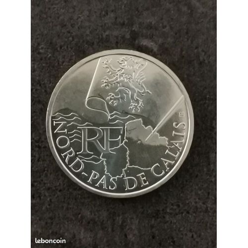 10 euros Nord-Pas de Calais 1er type 2010. - Achat Or en Belgique