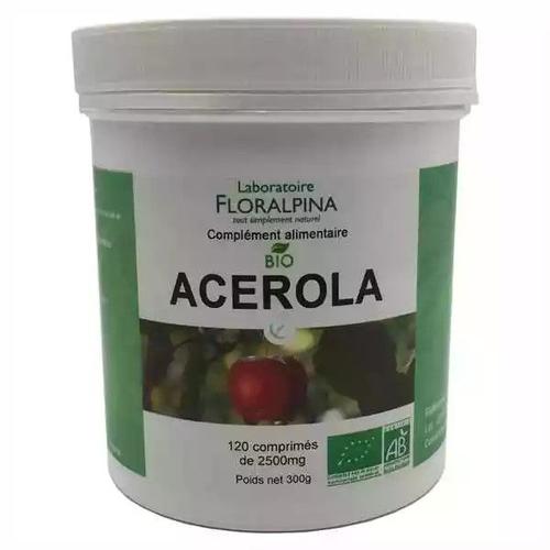 Acérola Bio, 25% Vitamine C  120 comprimés - AMOSEEDS 