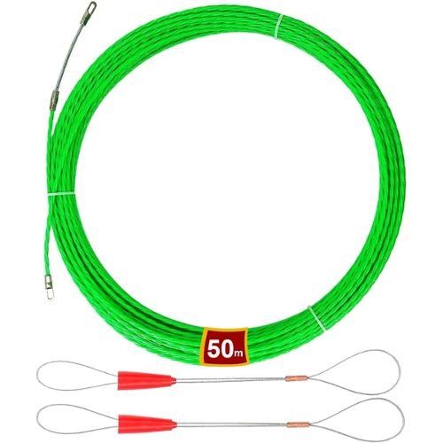 Aiguille Tire fil 30 Mètres : Pour Câbles Fibre Optique et Éléctrique