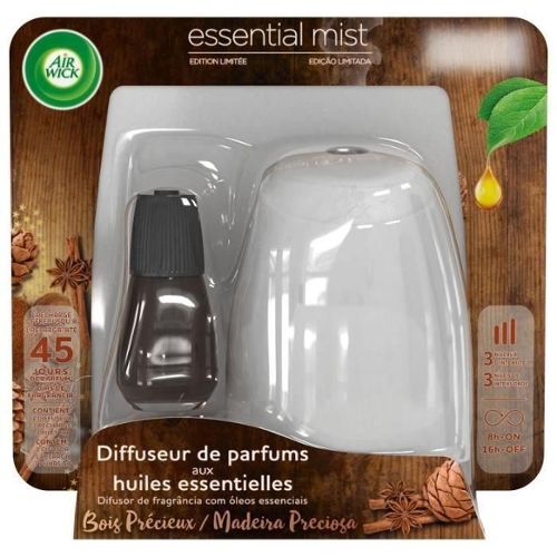 Air Wick Recharge Diffuseur d'Huiles Essentielles Essential Mist Parfum  Thym Citron/Romarin 20 ml, Lot de 6