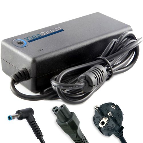 Chargeur pour Ordinateur Portable HP 45W 19,5V 2.31A Adaptateur Secteur  avec câble d'alimentation pour HP Pavilion x360 11 13 15, EliteBook Folio,  Spectre Ultrabook et Plus (Interface 4,5 x 3 mm) : : Informatique