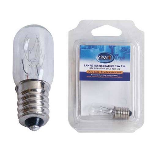 Les produits   Eclairage - Ampoule Tube Frigo/Congélateur 15W -  E14