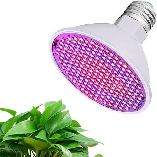 Lampe de culture-spectre complet E27/E14/GU10 85-265V 18W 18 LED élèvent  l'ampoule de croissance hydroponique de plante de fleur légère(E14) :  : Jardin
