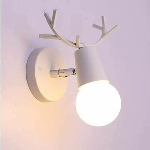 14W LED Applique Murale Interieur 40cm Lampe Murale Blanc Chaud , Design  Simple Noir Brossé pour Chambre
