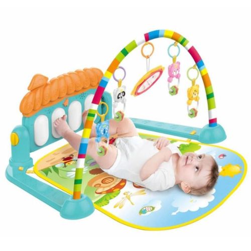 Tapis de jeu pour bébés, couverture rampante avec arche de jeu et piano à  pied, couverture de jeu pour bébé