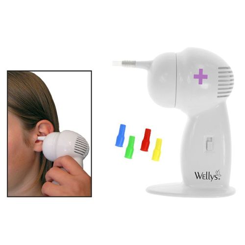 Aspirateur pour nettoyer les oreilles PNI V-Ear avec aspiration et  vibration, blanc