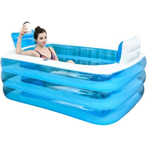 Piscines Gonflables,Baignoire Gonflable Portable En PVC Pour  Adulte,Baignoire,Baignoire Gonflable Chaude Et Gonflable,Piscine Familiale  Pour