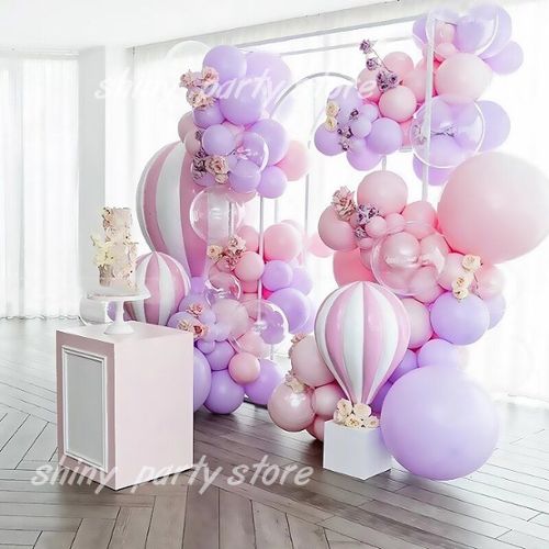 Ballon géant violet en Latex gonflable, 5-36 pouces, à hélium
