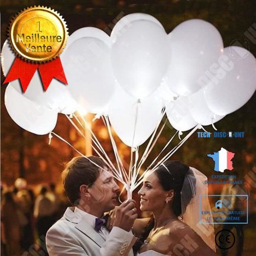 Ballon LED Lumineux Coloré Decoration Lumineuse pour Mariage Anniversaire  Fête Soirée 20 Pièces
