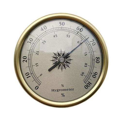 Station météo analogique en acier - avec baromètre / thermomètre /  hygromètre - pour intérieur / extérieur